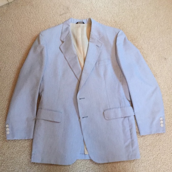 Harris and Frank Other - Men’s light blue full suit, for 170-200 lbs person